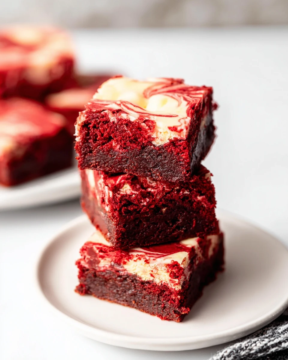 Red Velvet Cheesecake Brownies