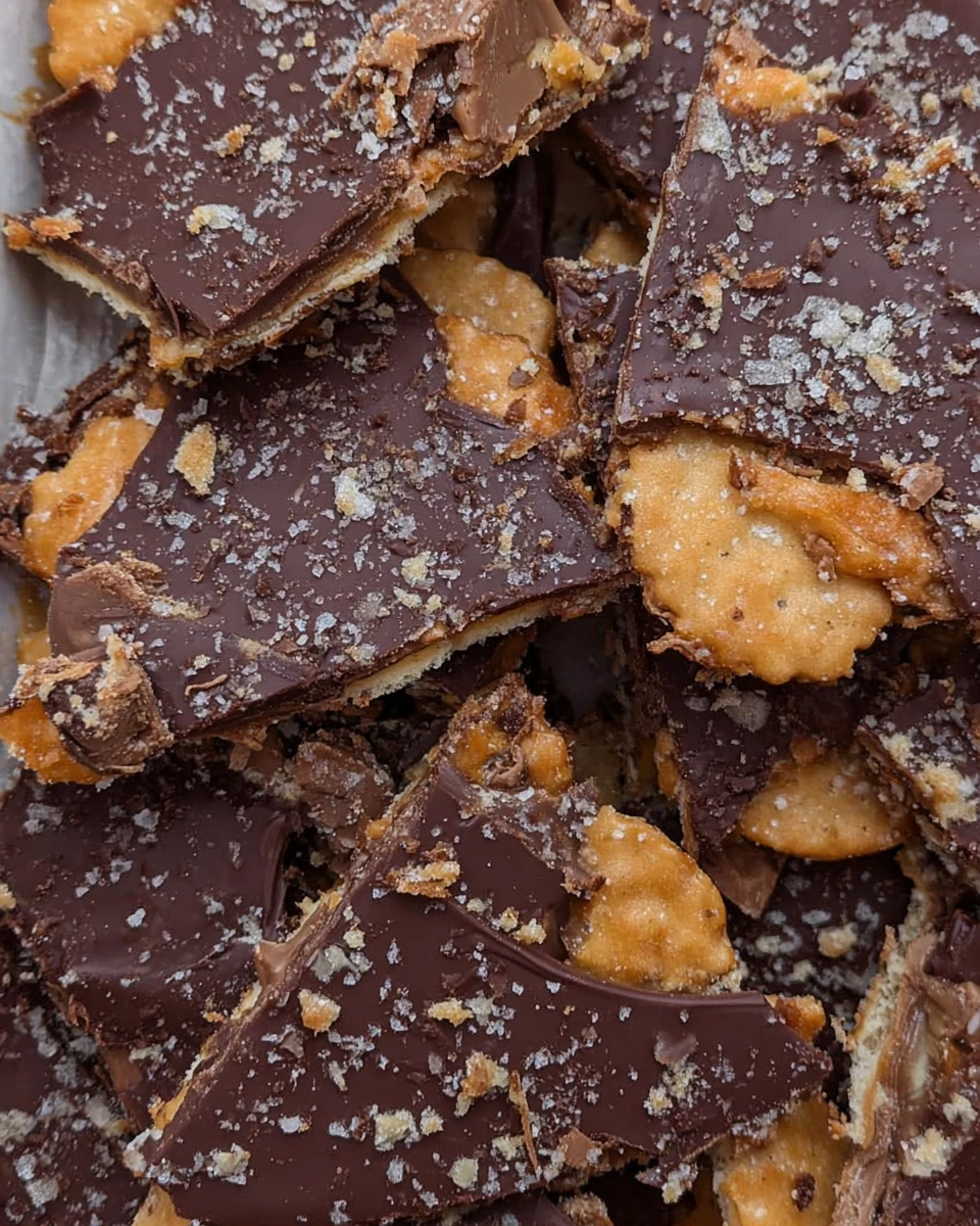 Ritz Cracker Toffee Christmas Crack
