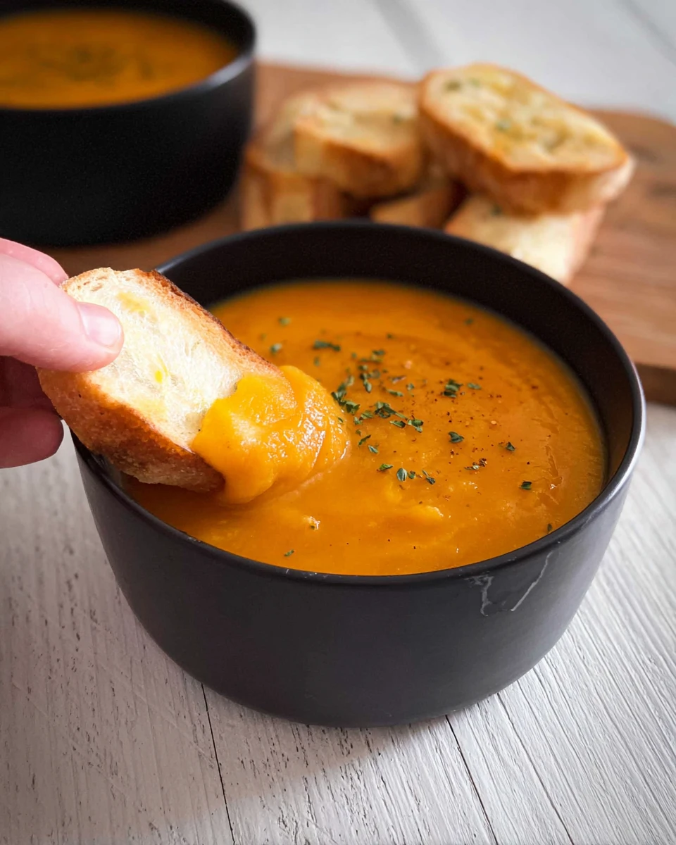 Roasted Carrot Ginger Soup