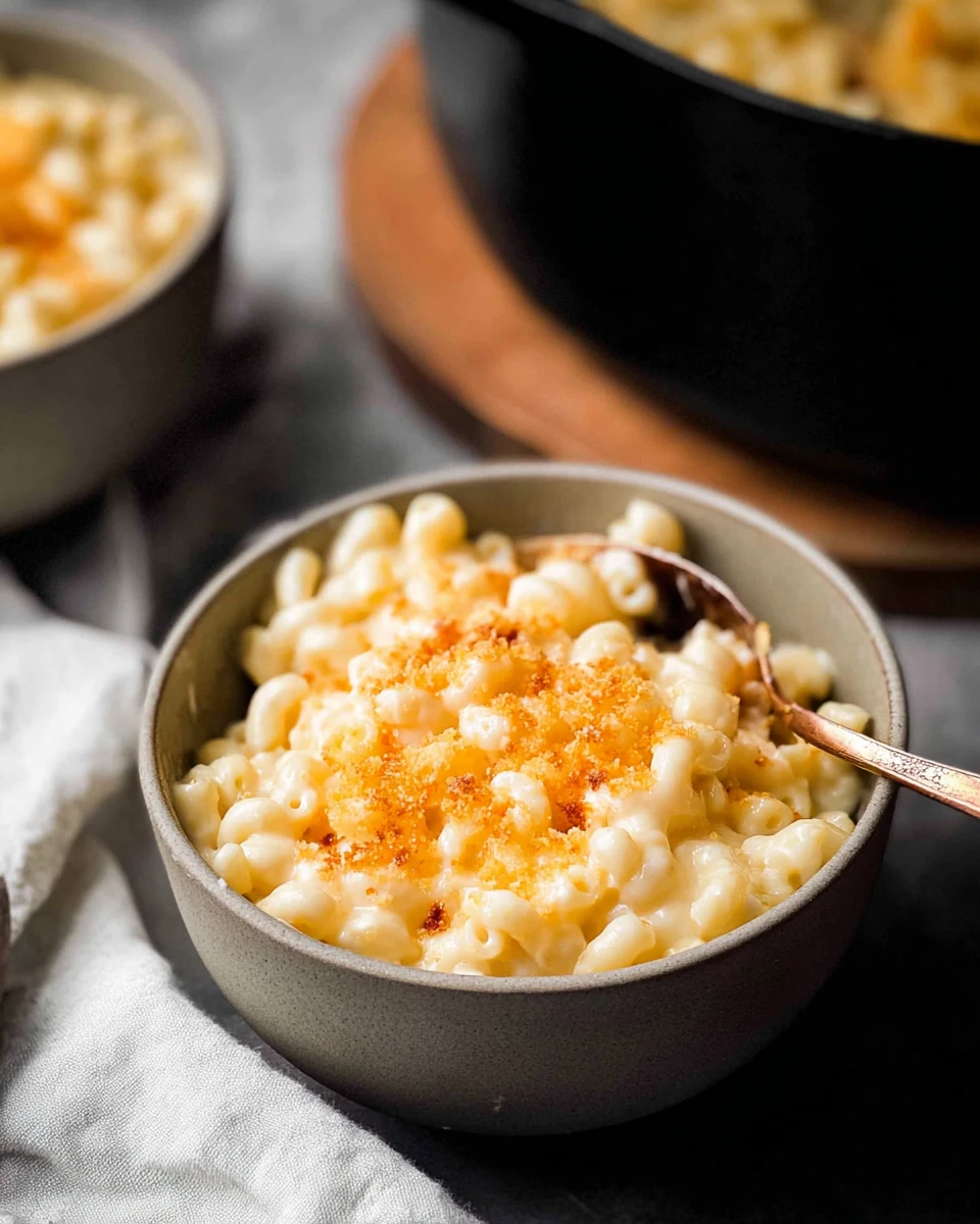 Stovetop Mac and Cheese with White Cheddar