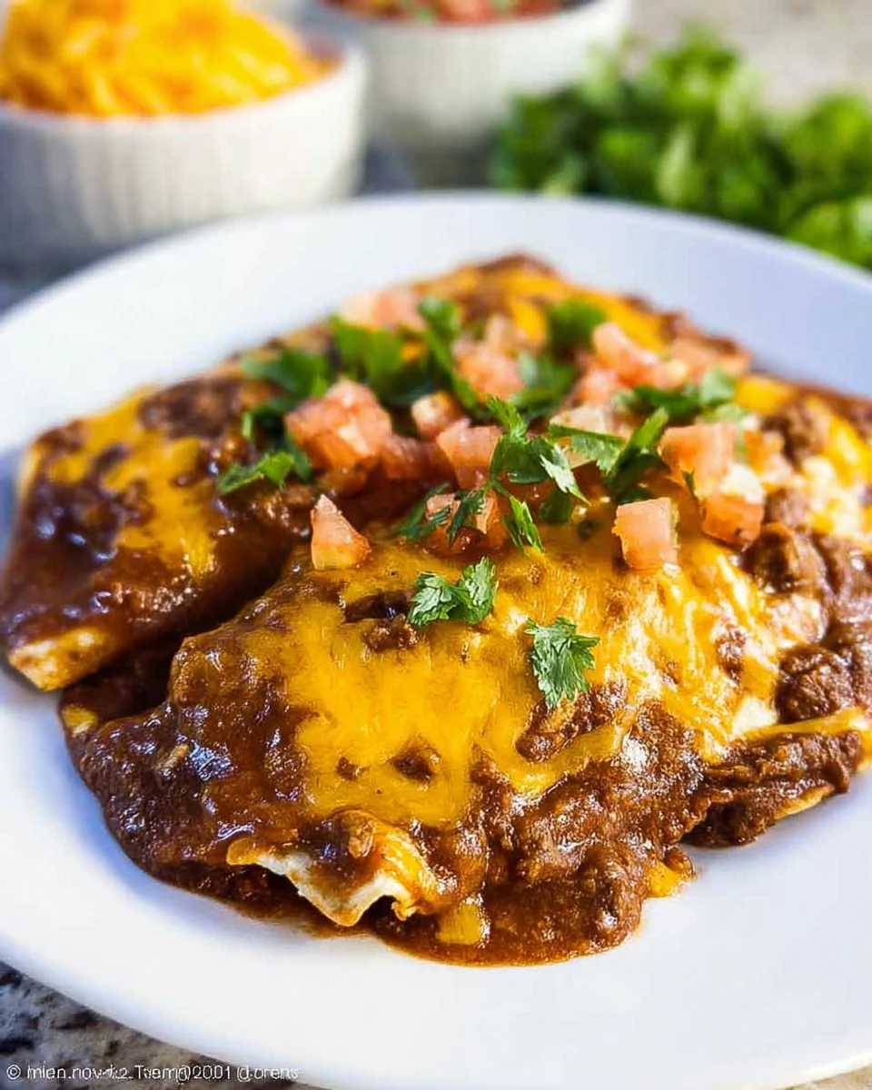 Tex Mex Enchiladas with Chili Gravy