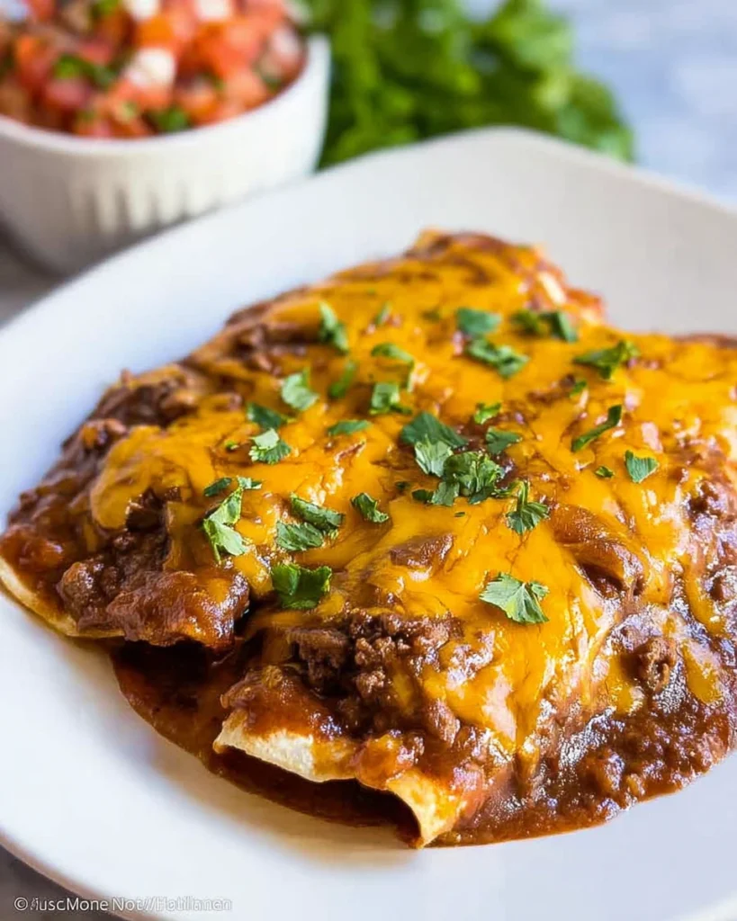 Tex Mex Enchiladas with Chili Gravy
