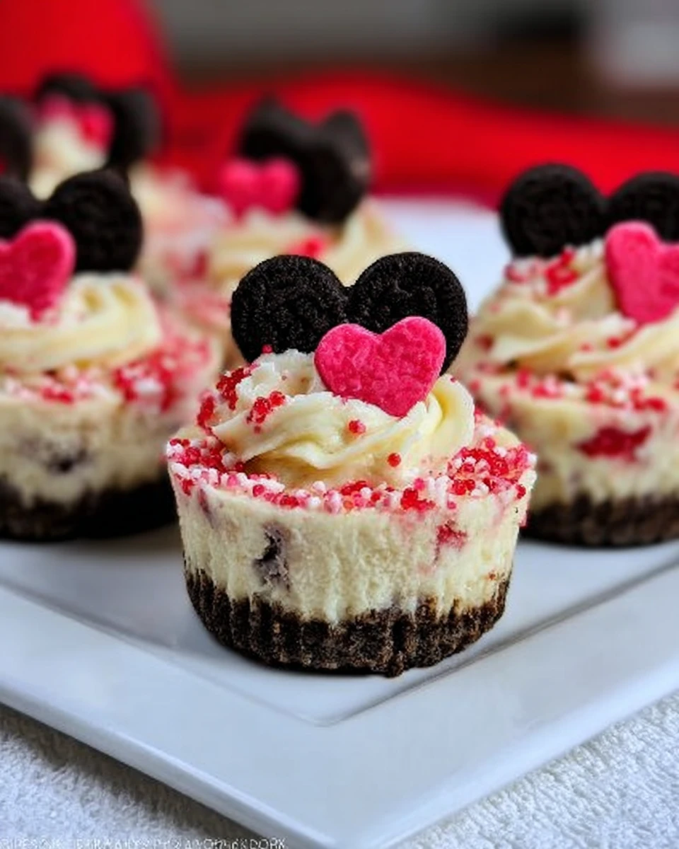Valentine Cheesecake Bites