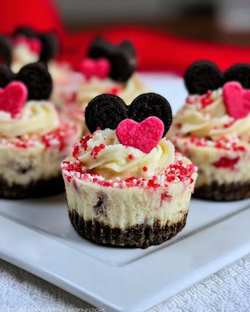 Valentine Cheesecake Bites