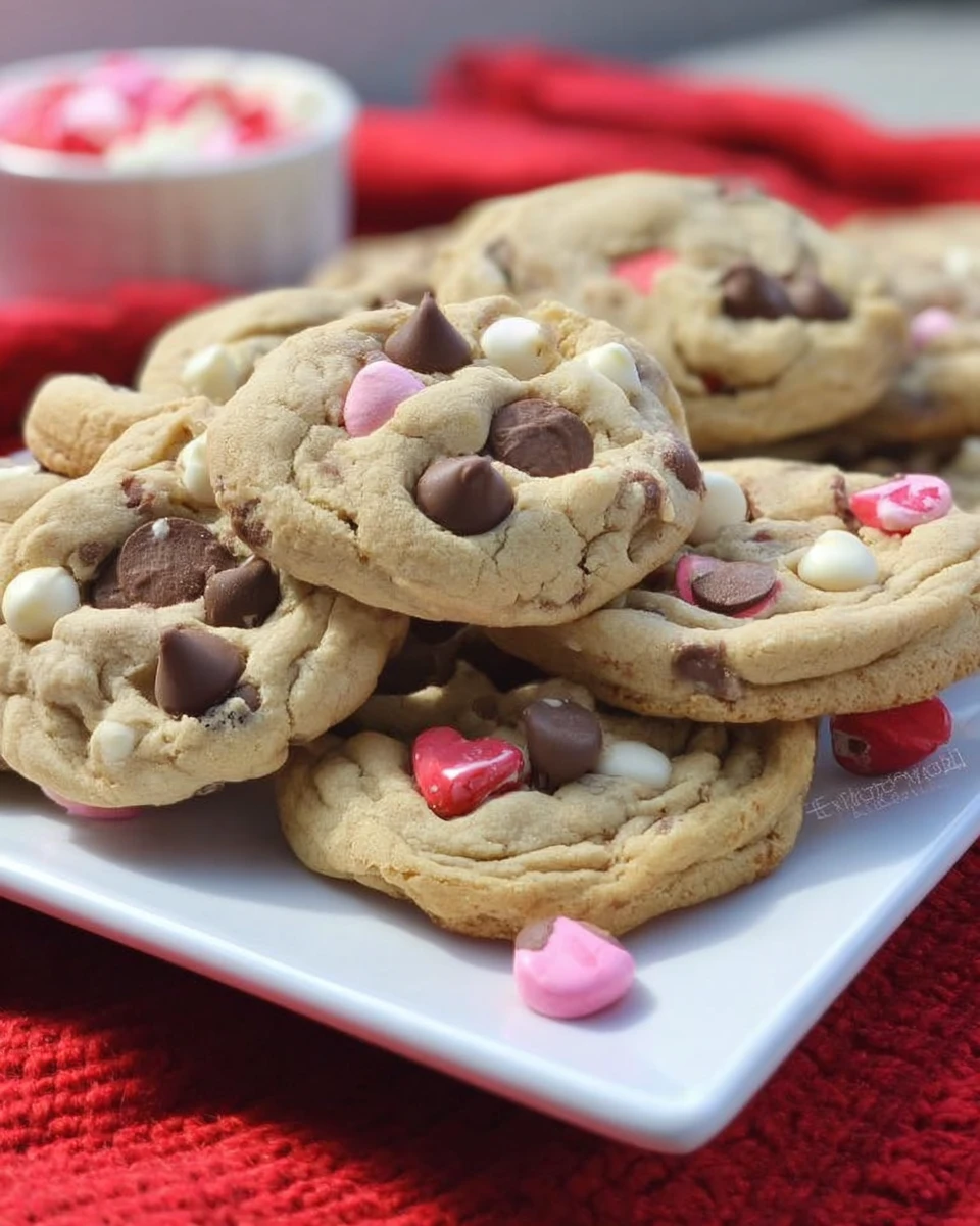 Valentine’s Day Chocolate Chip Cookies