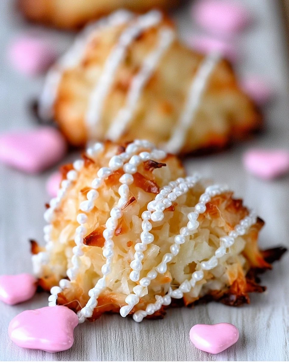 Valentine’s Day Coconut Macaroons