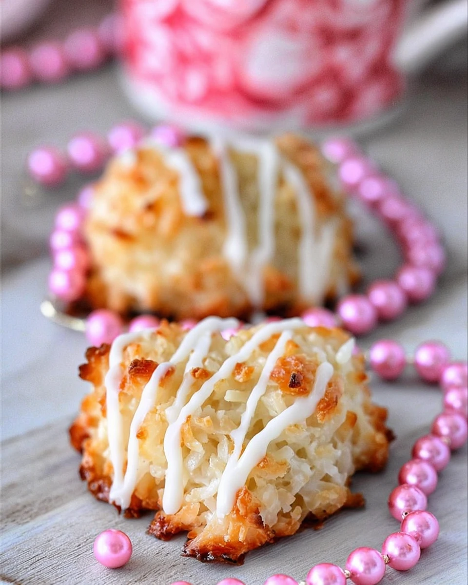 Valentine’s Day Coconut Macaroons