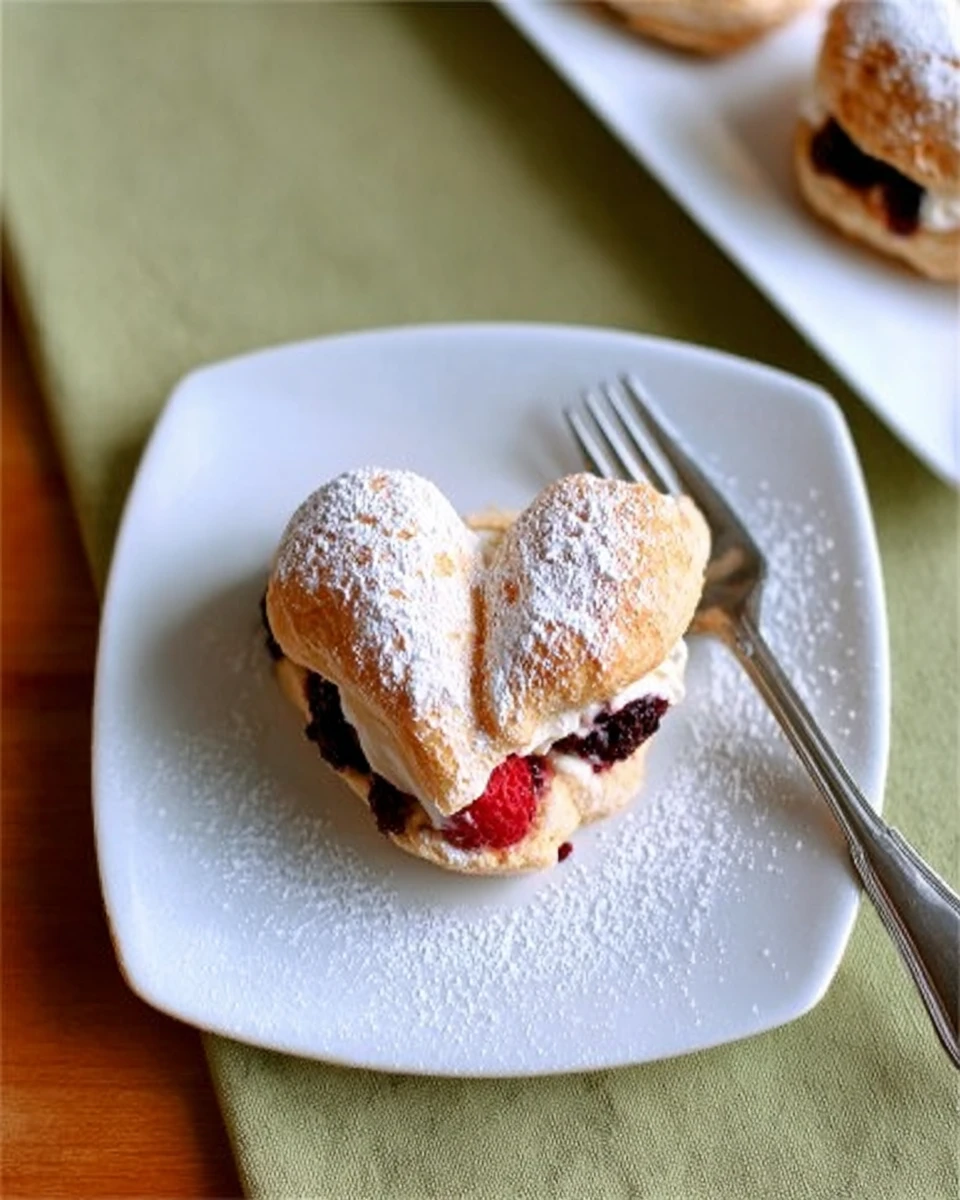 Valentine’s Day Cream Puffs