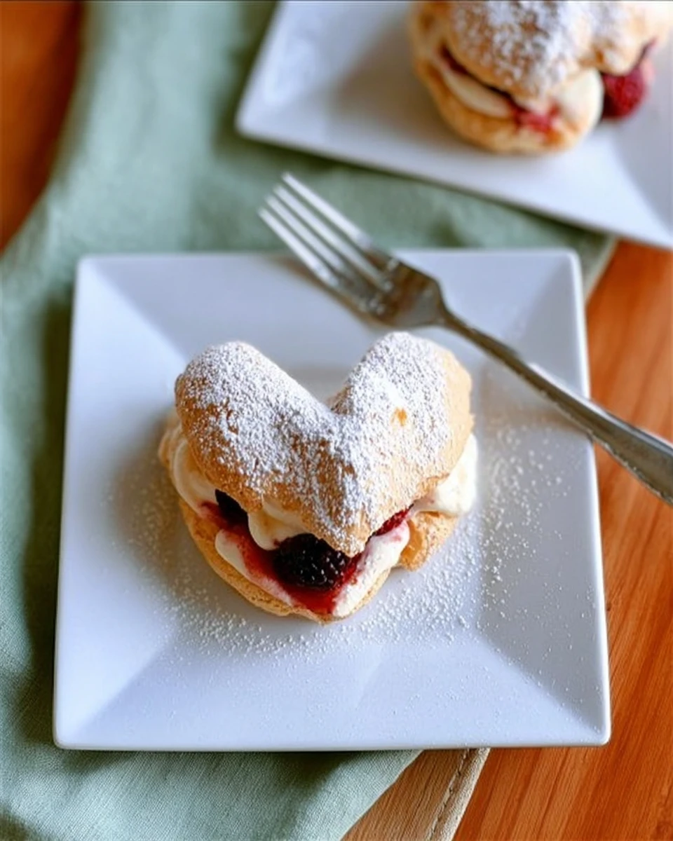 Valentine’s Day Cream Puffs