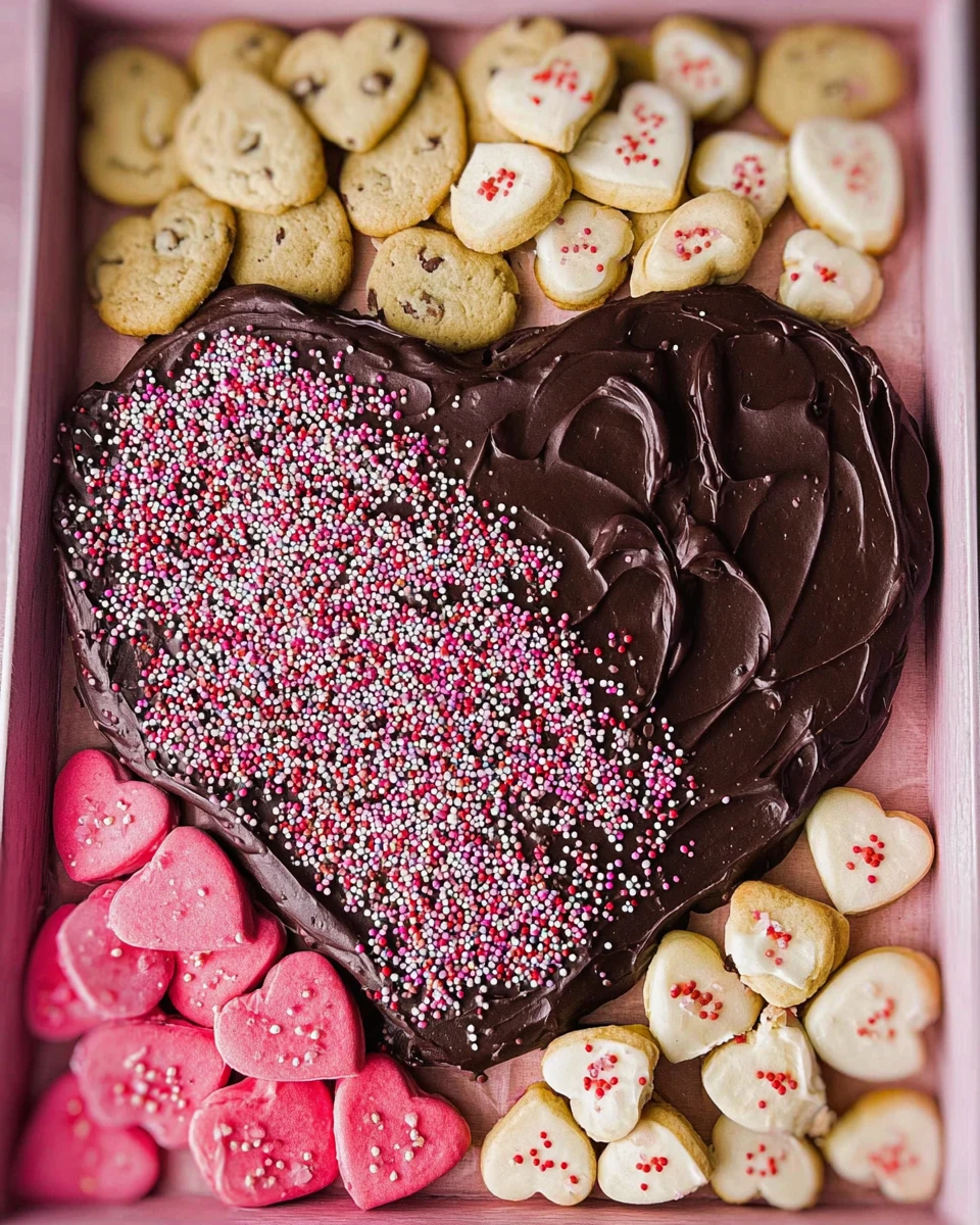 Valentine’s Day Frosting Board