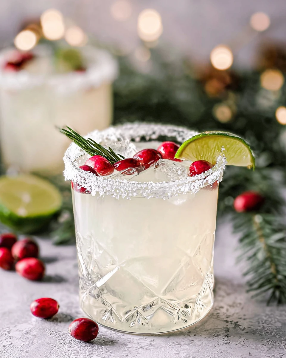 White Christmas Margarita