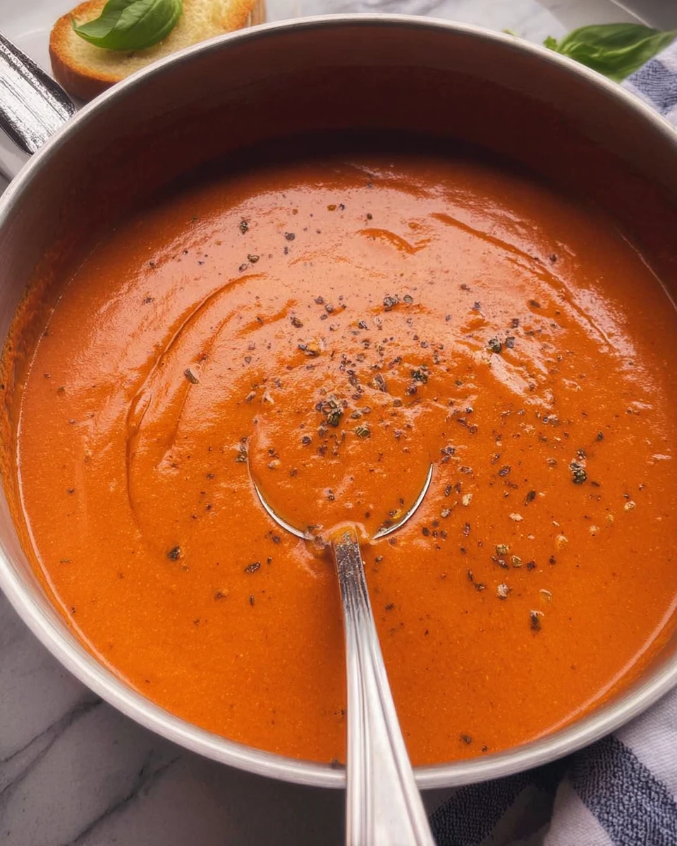 20 Minute Creamy Tomato Soup