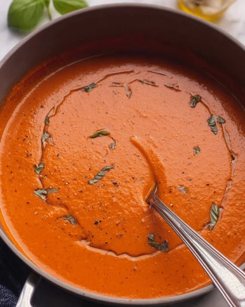 20 Minute Creamy Tomato Soup