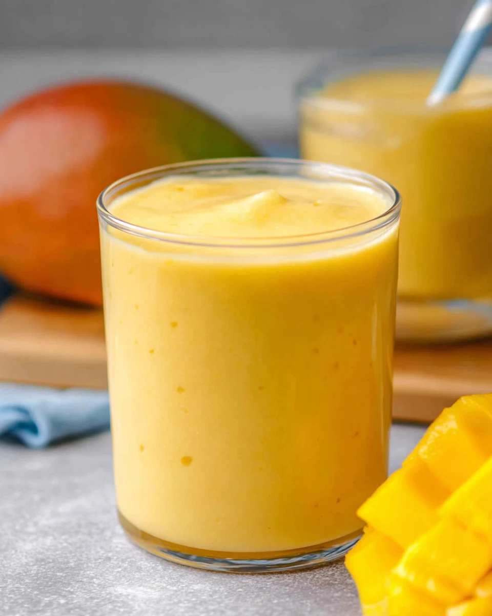4 Ingredient Mango Smoothie
