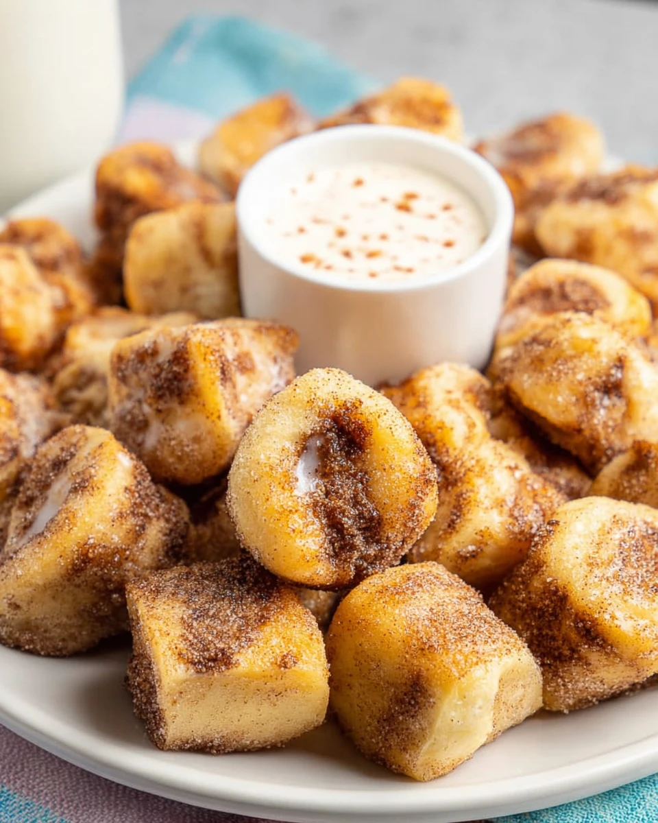 Air Fryer Cinnamon Roll Bites