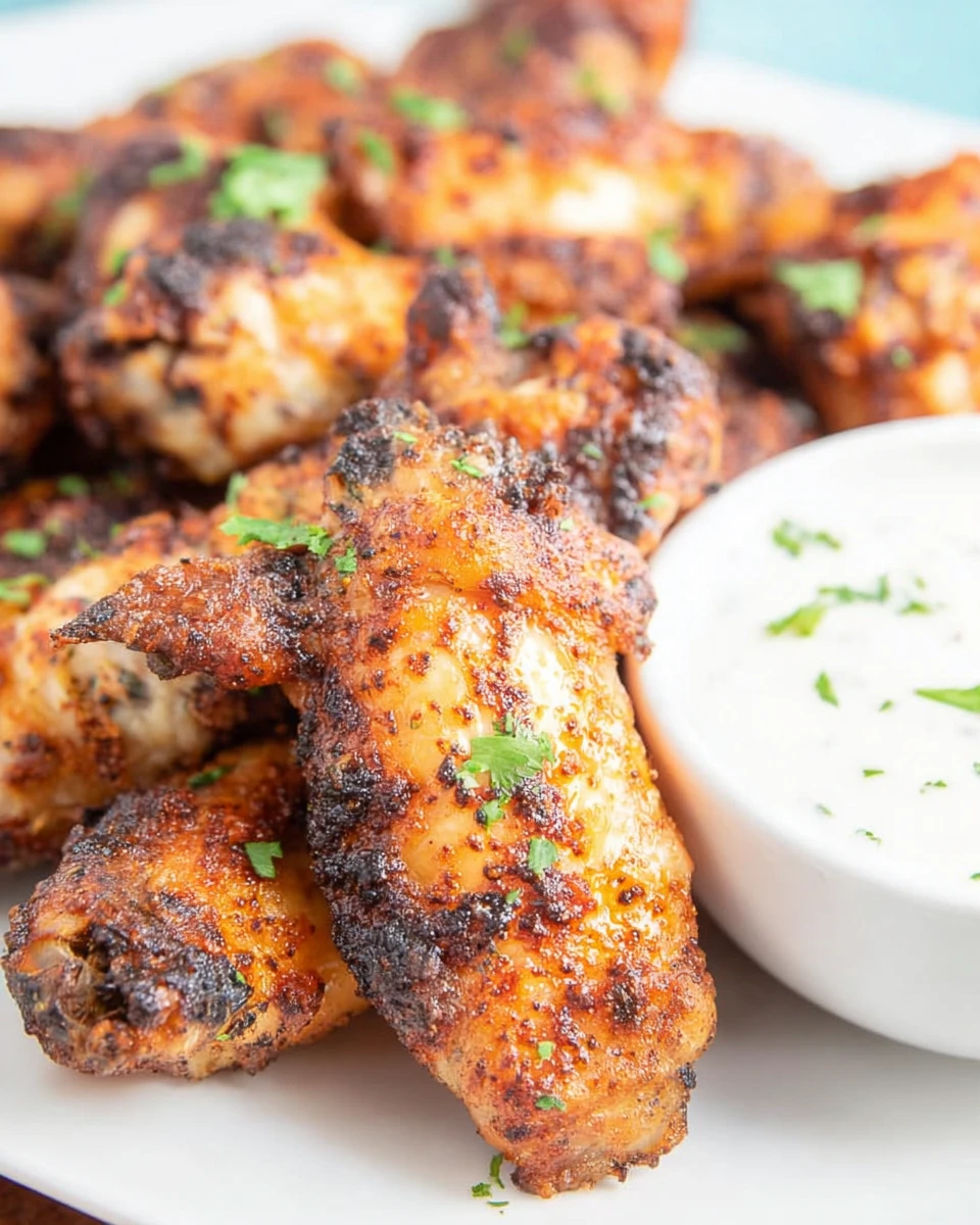Air Fryer Ranch Chicken Wings
