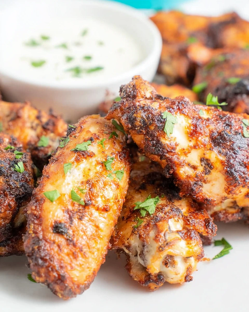 Air Fryer Ranch Chicken Wings