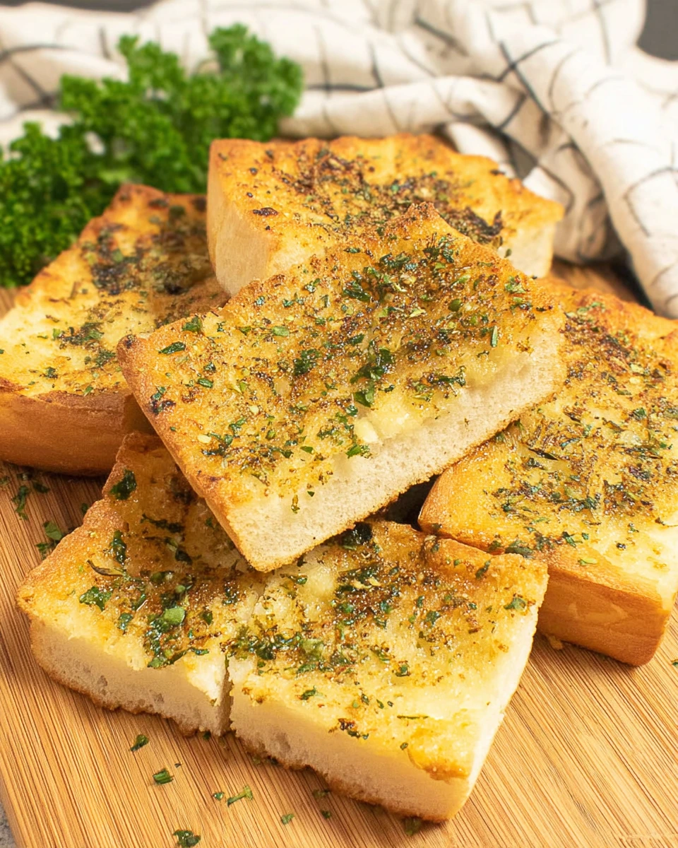 Blackstone Griddle Garlic Bread