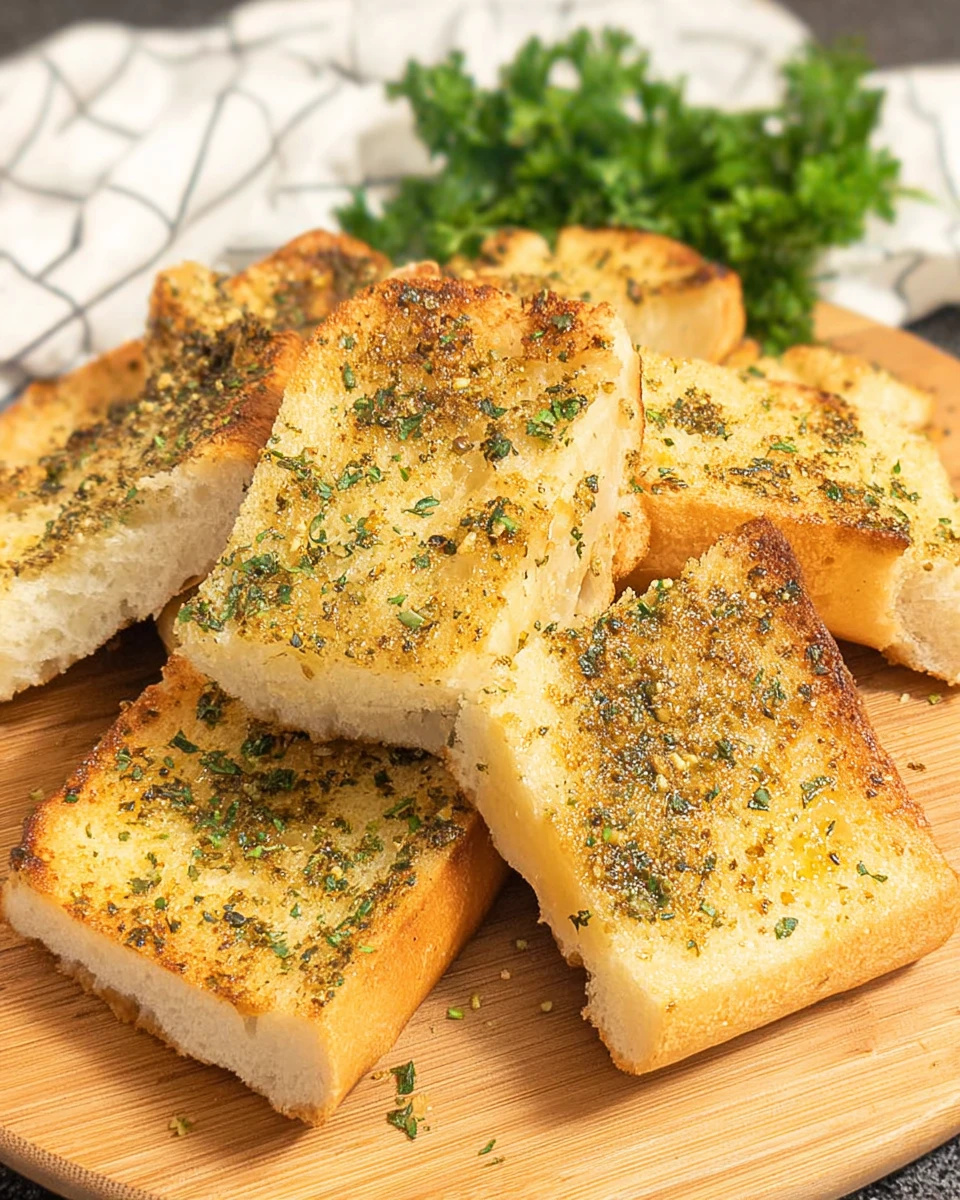 Blackstone Griddle Garlic Bread