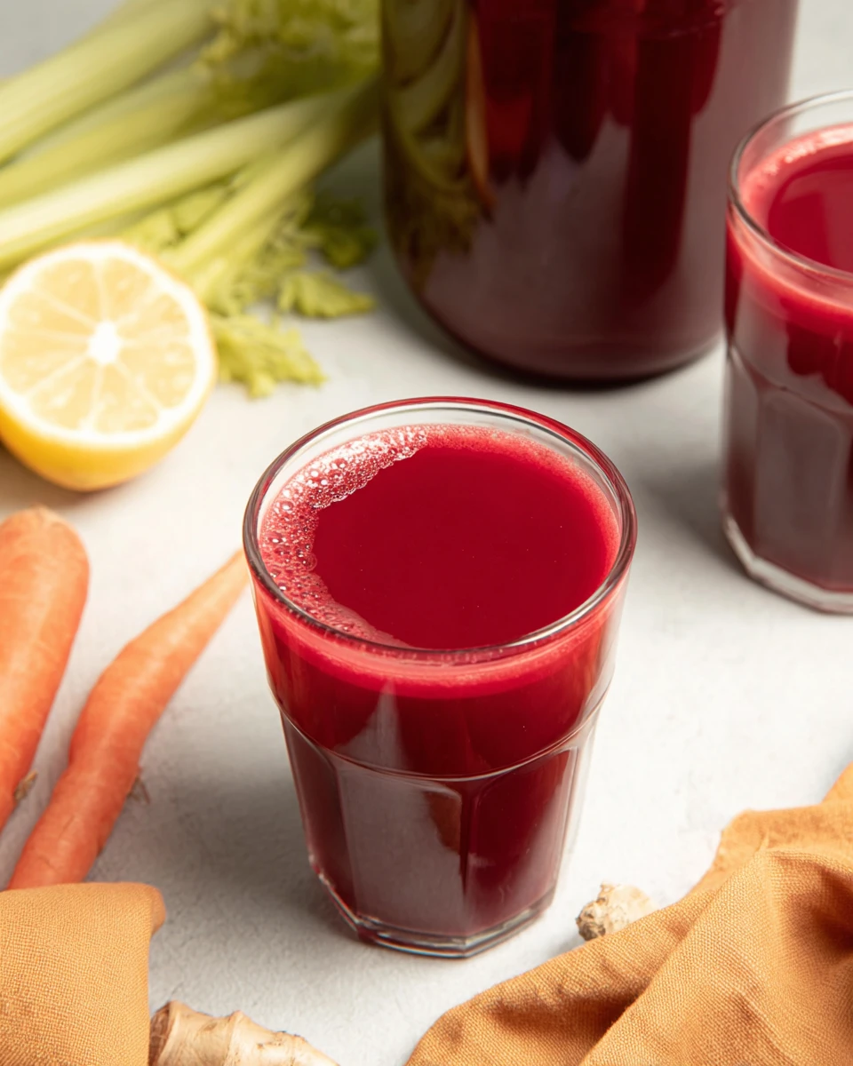 Blender Apple Beet Carrot Ginger Juice