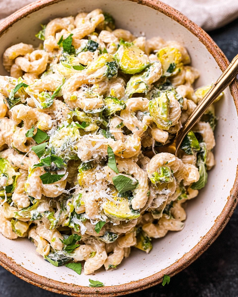Brussels Sprouts and Ricotta Pasta