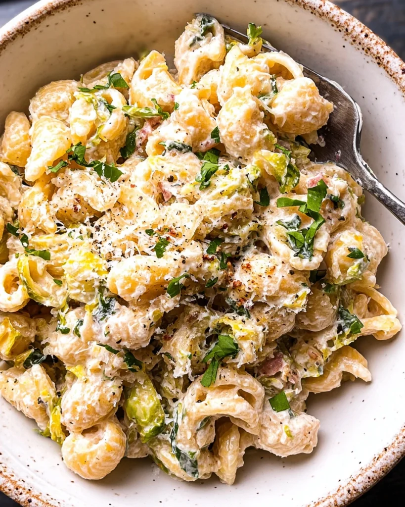Brussels Sprouts and Ricotta Pasta