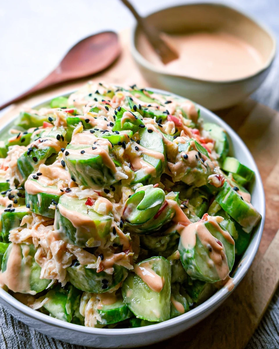 California Roll Cucumber Salad