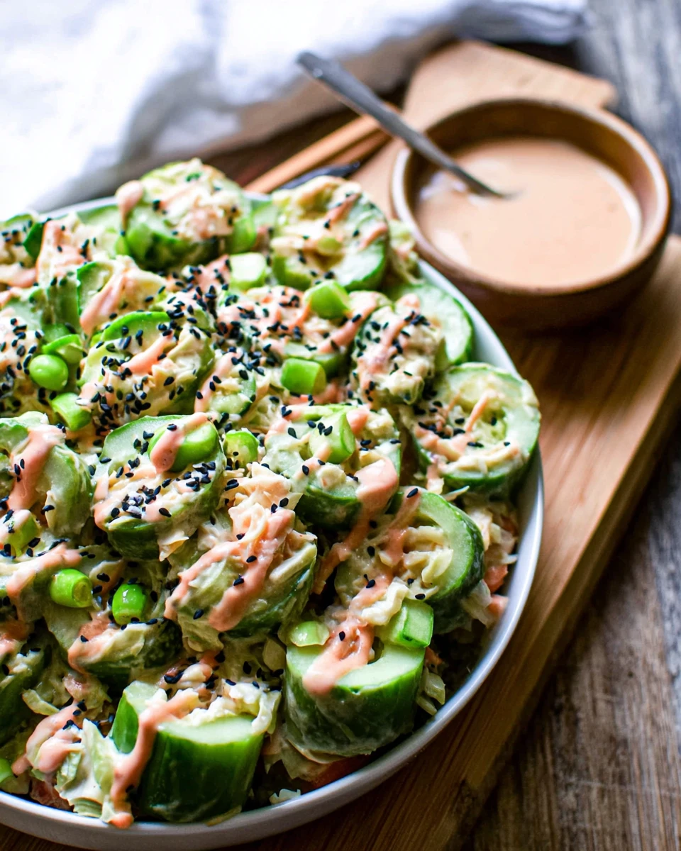 California Roll Cucumber Salad