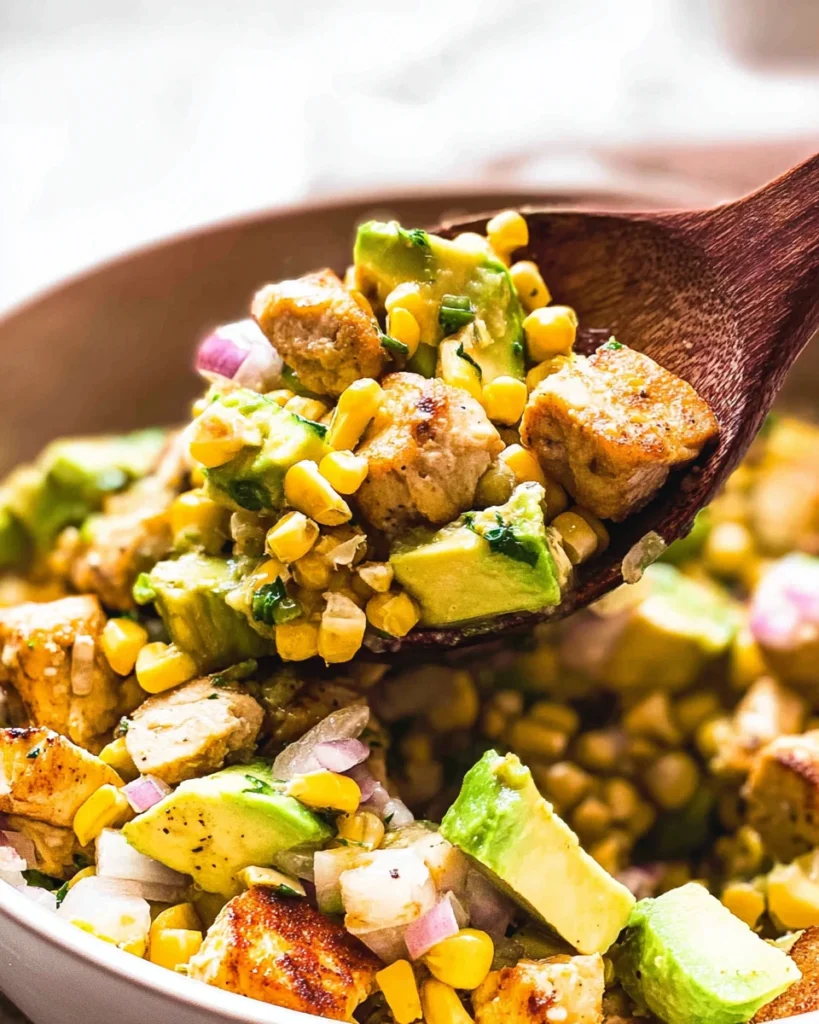 Chicken Avocado Corn Salad