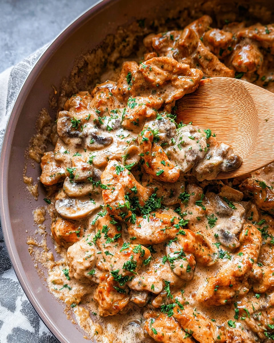 Chicken Stroganoff