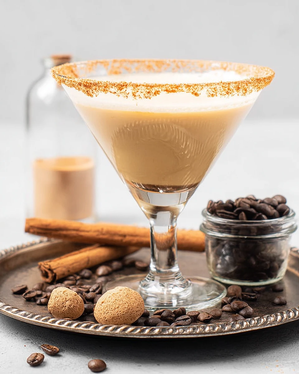 Eggnog Espresso Martinis