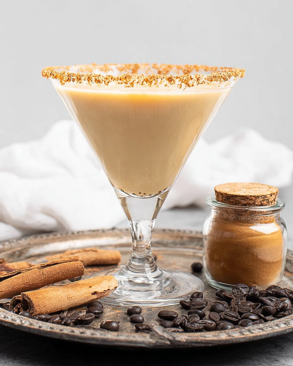 Eggnog Espresso Martinis
