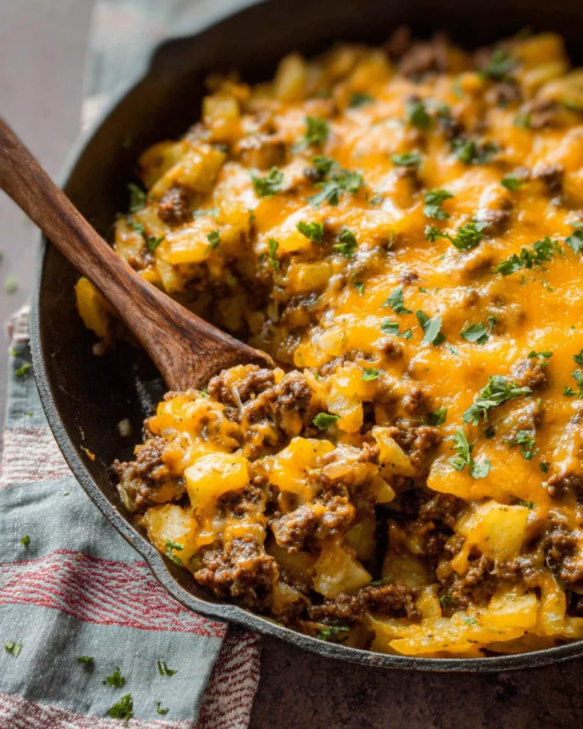 Ground Beef Potato Casserole