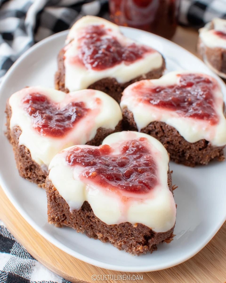 Mini Heart Cakes for Valentine’s Day