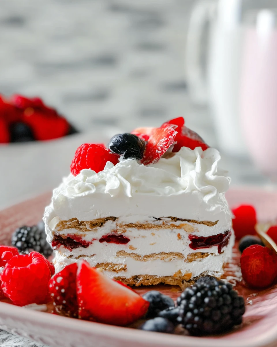 No Bake Icebox Cake