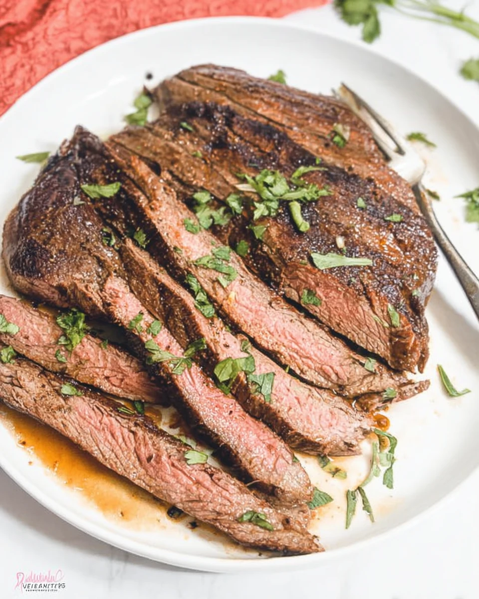 Pan Seared Flank Steak