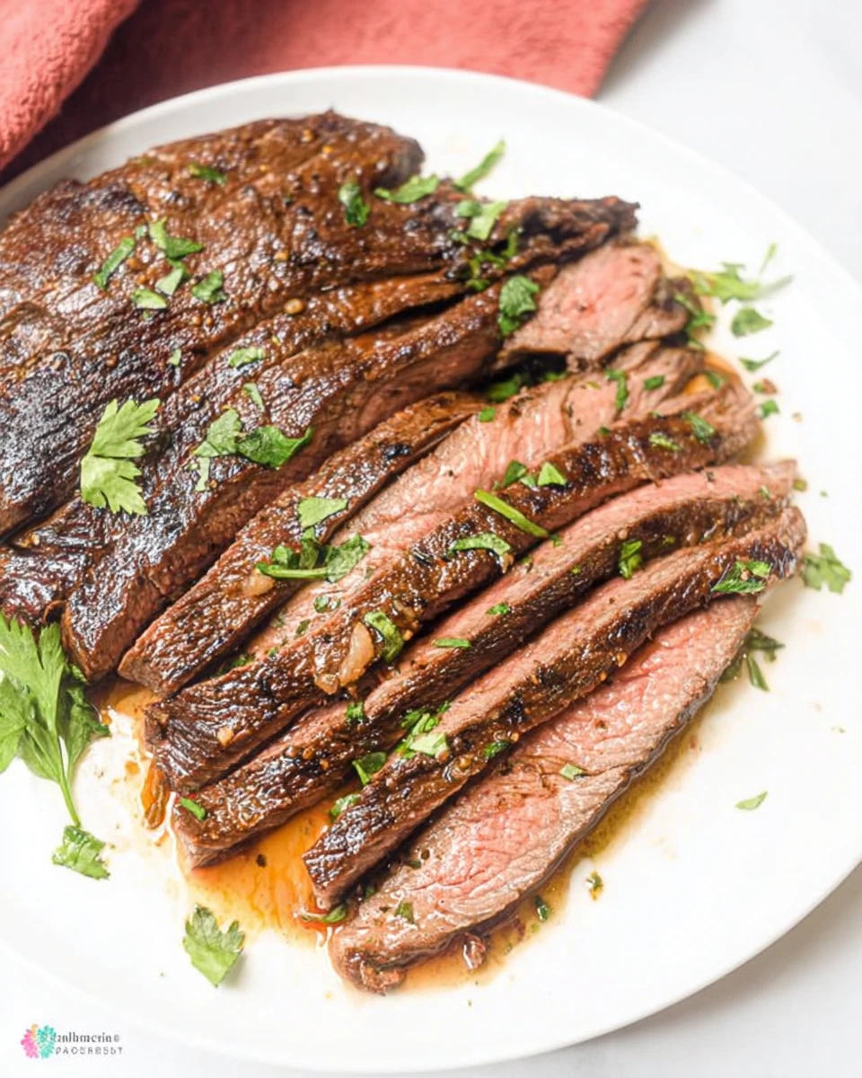 Pan Seared Flank Steak