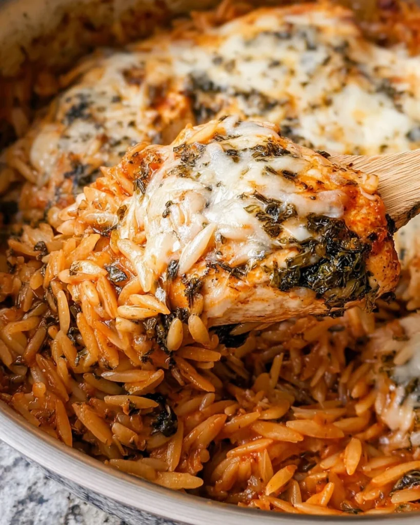 Parmesan Chicken and Orzo