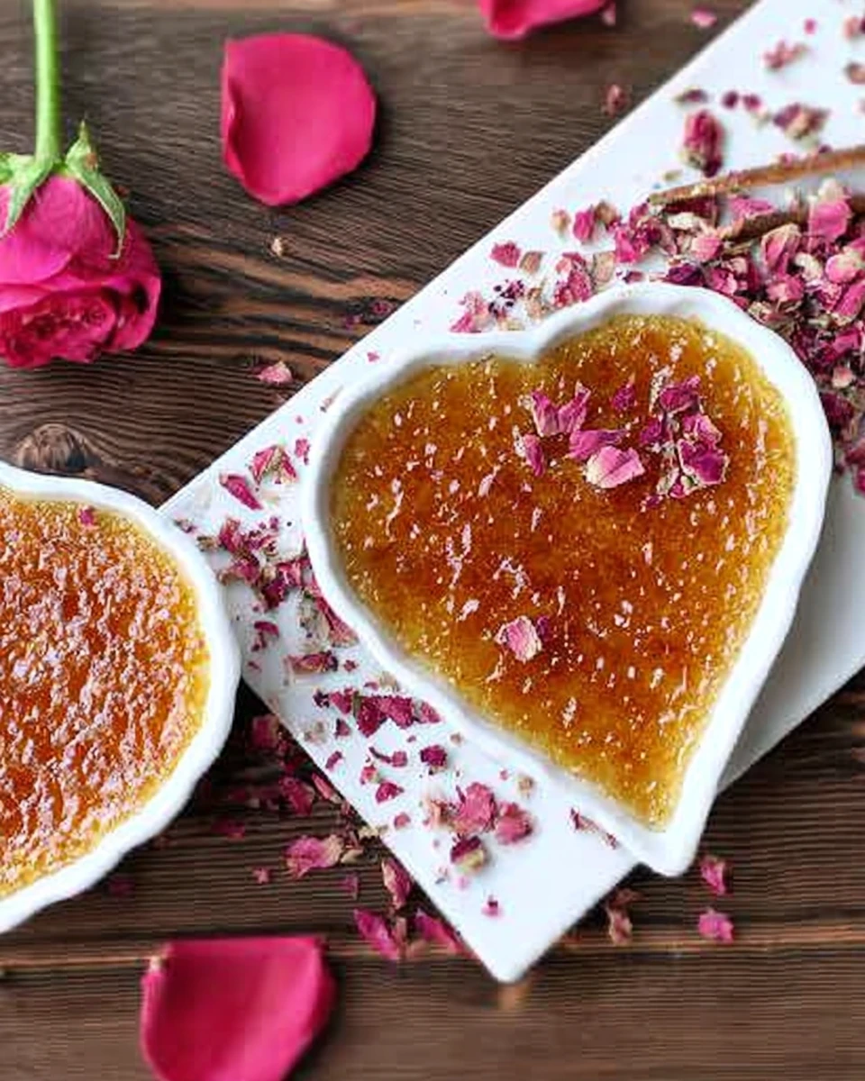 Rose Crème Brûlèe For Two