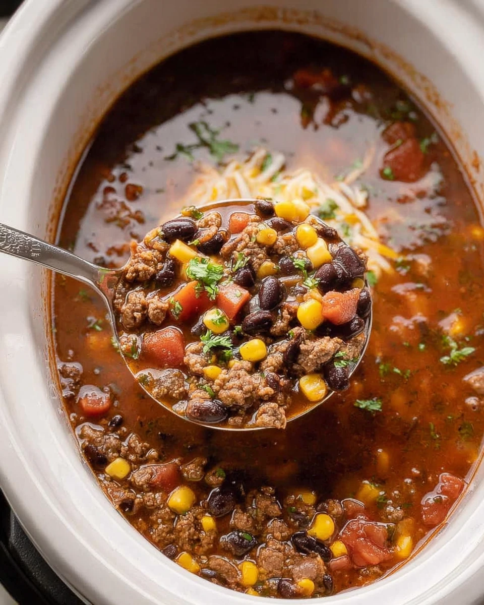 Slow Cooker Taco Soup