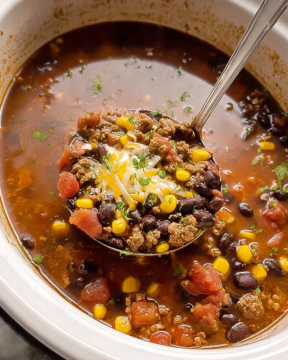 Slow Cooker Taco Soup