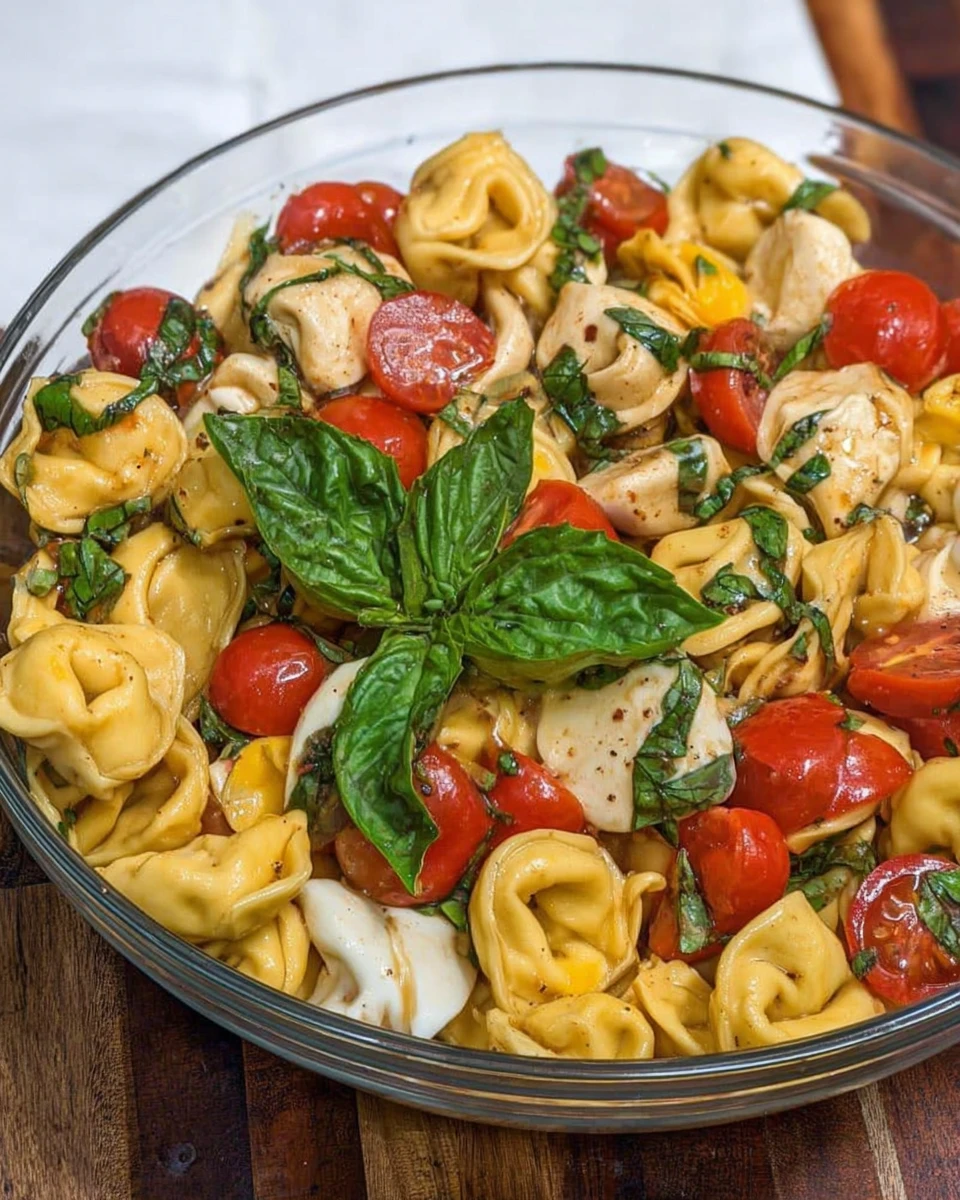 Tortellini Caprese Pasta Salad