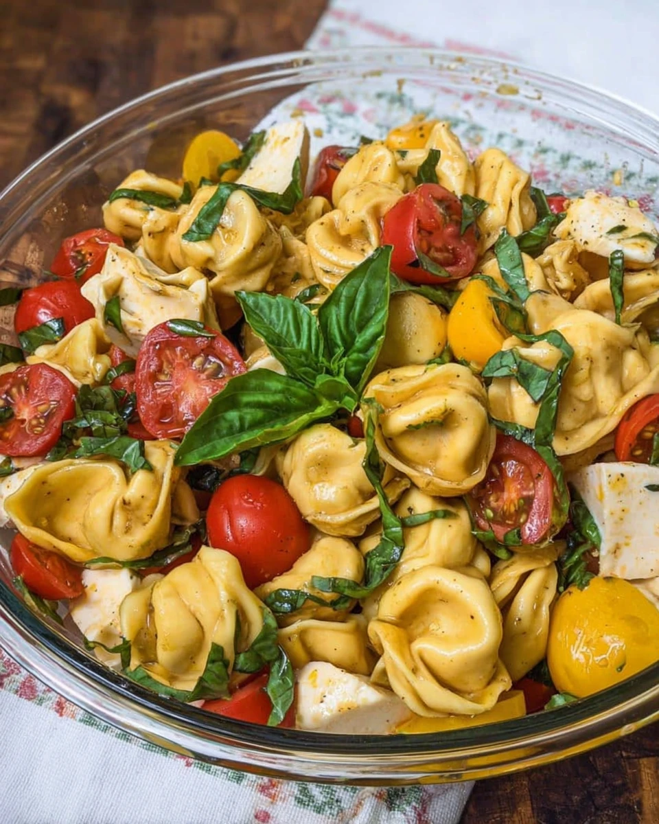 Tortellini Caprese Pasta Salad