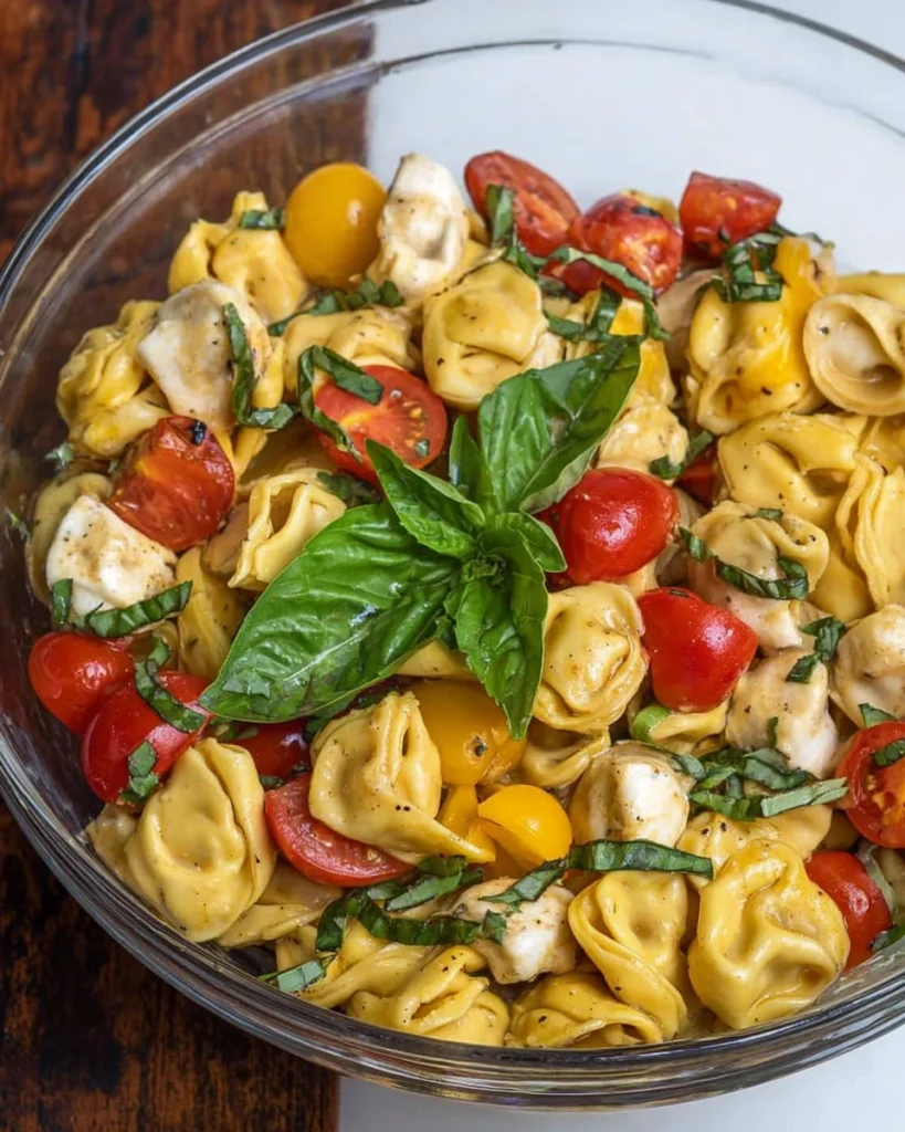 Tortellini Caprese Pasta Salad
