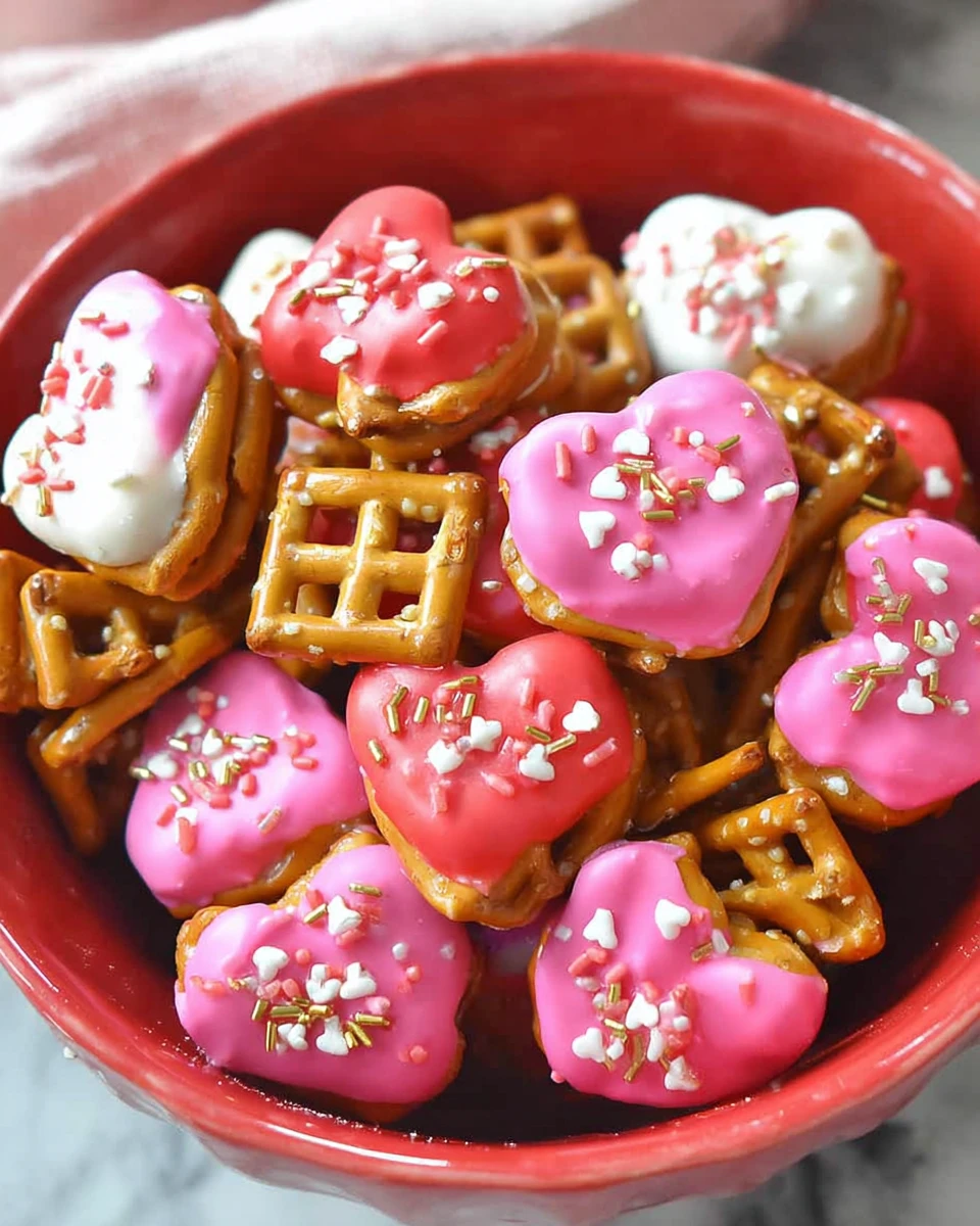 Valentine Pretzel Hug Treats