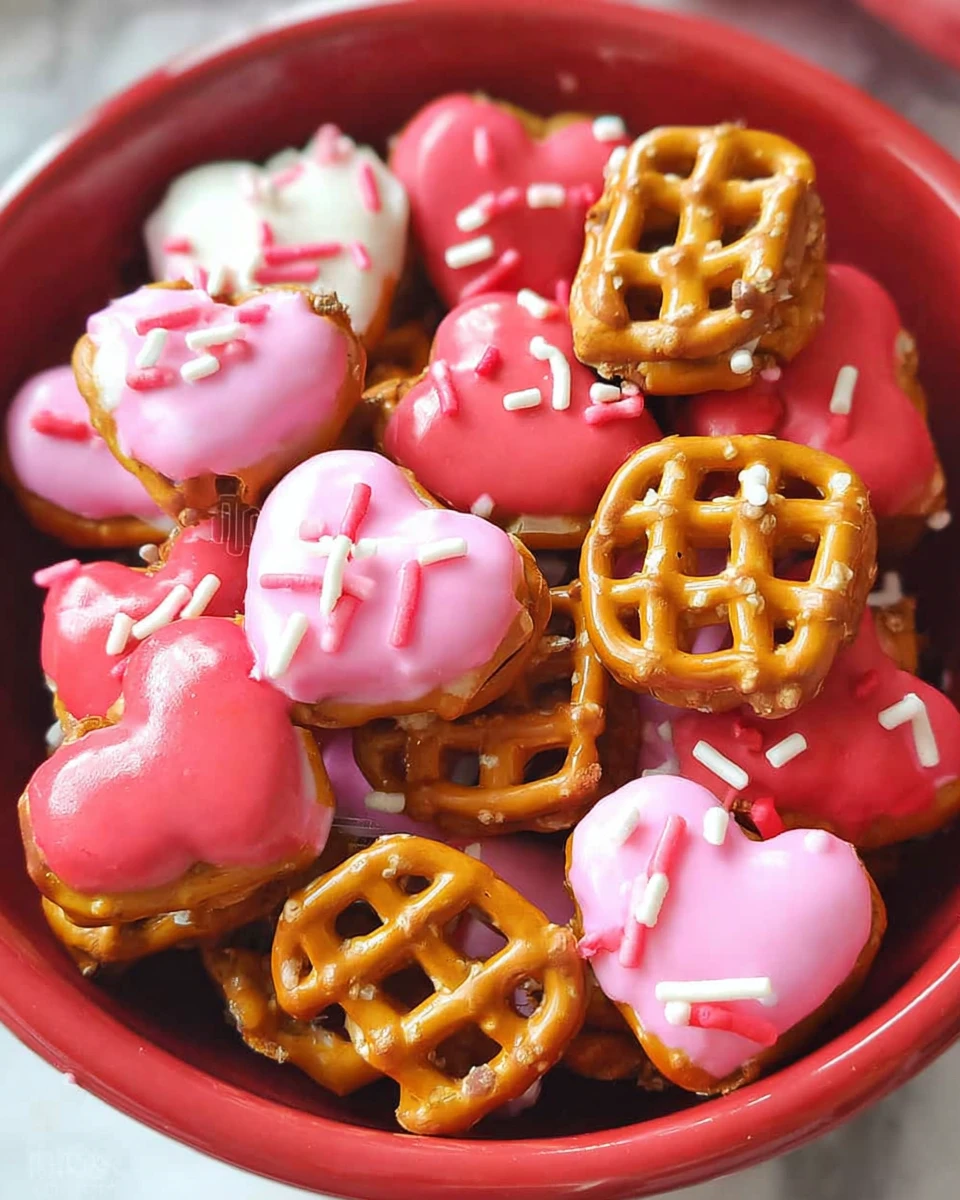 Valentine Pretzel Hug Treats