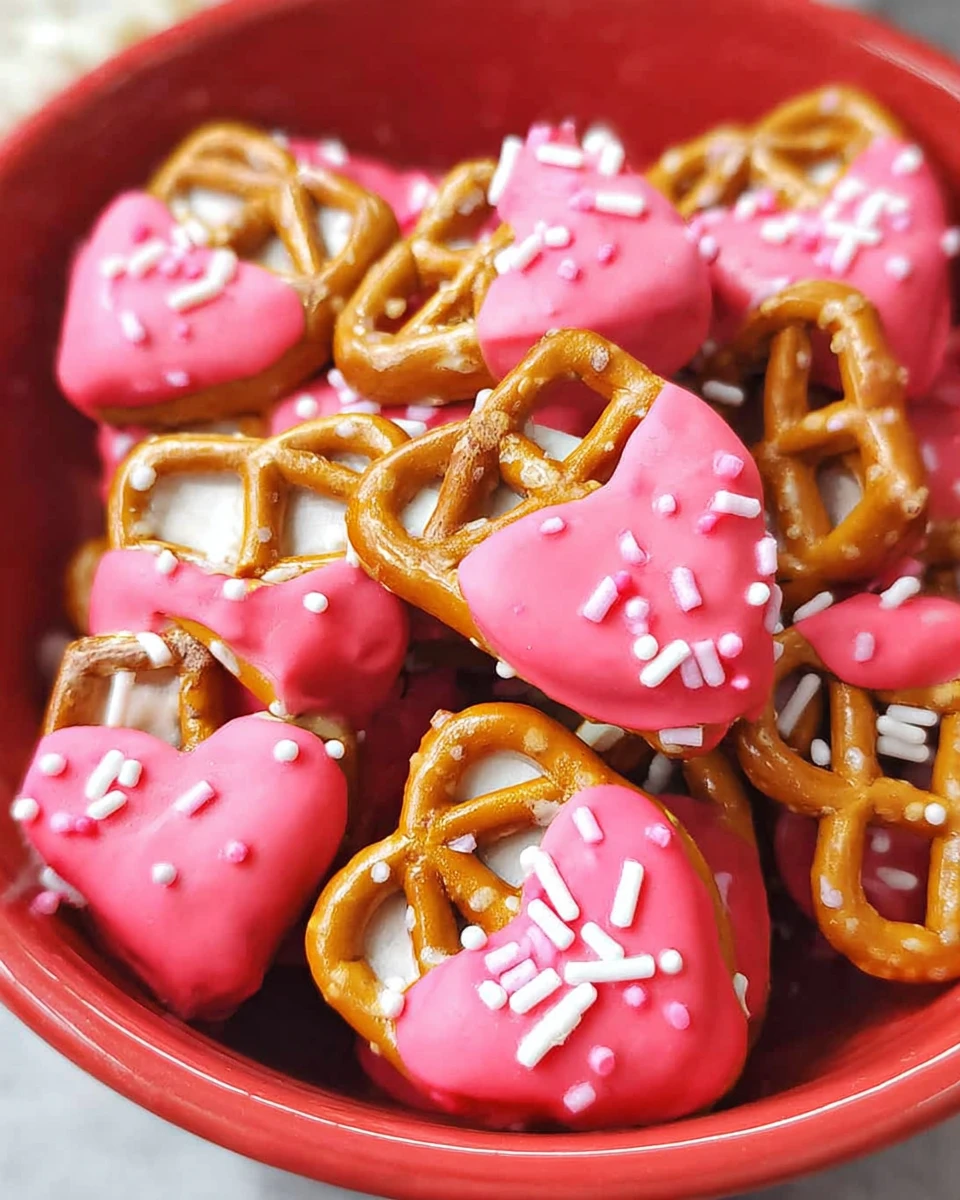 Valentine Pretzel Hug Treats