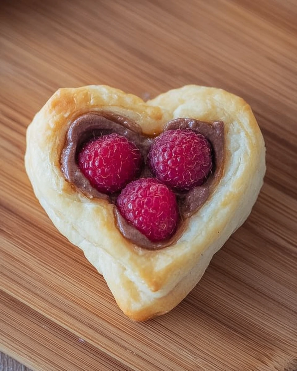 Valentine Puff Pastry Cookies