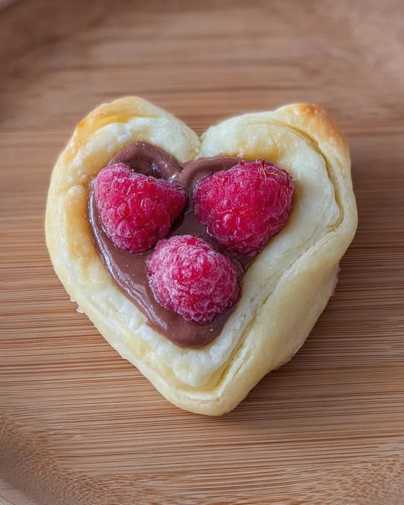 Valentine Puff Pastry Cookies