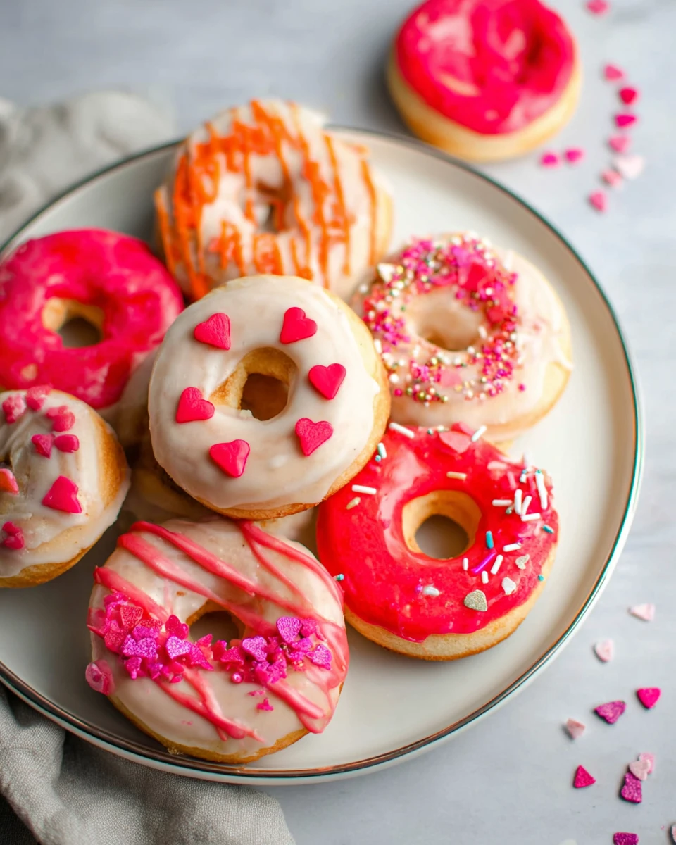 Valentine’s Day Air Fryer Biscuit Donuts